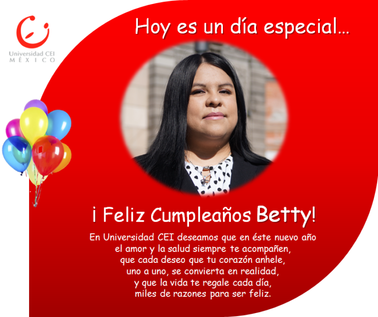 Feliz cumpleaños Betty | Universidad CEI